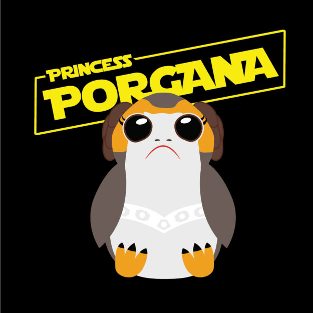 Princess Porgana Tshirt Design